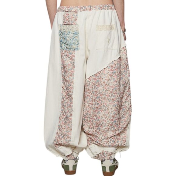 ❤️RESTOCKED-POL JOGGERS RELAXED PATCHWORK OATMEAL (Matching Jacket Seperate) - Picture 4 of 16